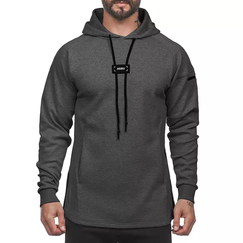 Men's Pullover Hoodie Sports Tops Spring Autumn Soft Breathable Sweat-absorbing Sports Tops Outdoor Casual Basketball Training R