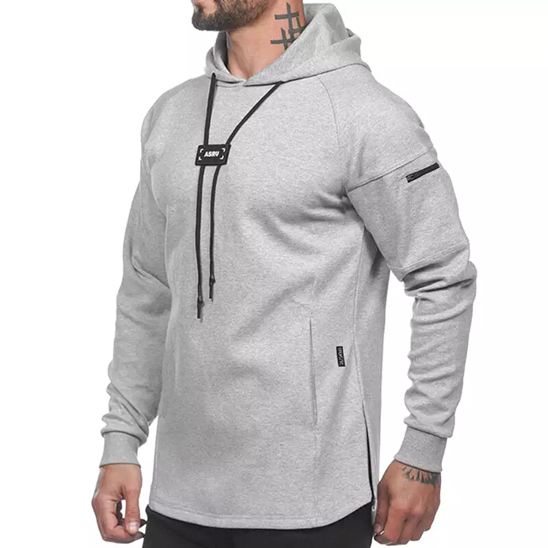 Men's Pullover Hoodie Sports Tops Spring Autumn Soft Breathable Sweat-absorbing Sports Tops Outdoor Casual Basketball Training R