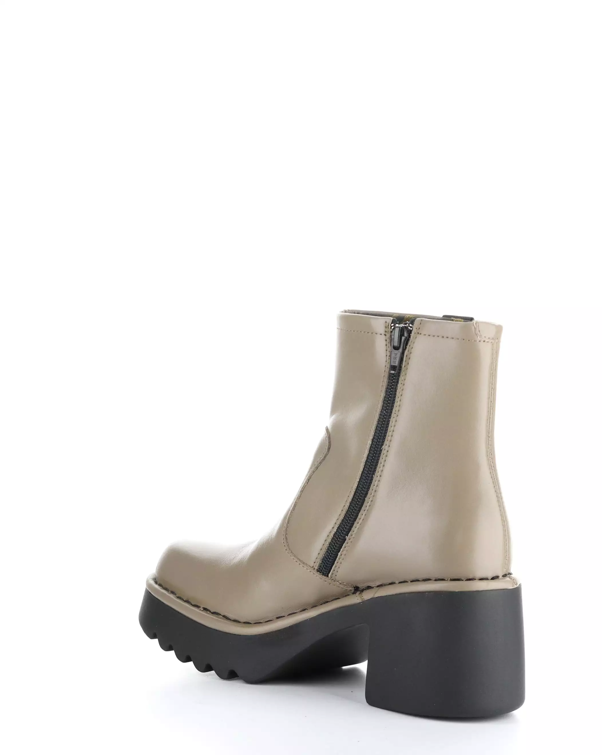 MOGE250FLY 005 TAUPE Round Toe Boots