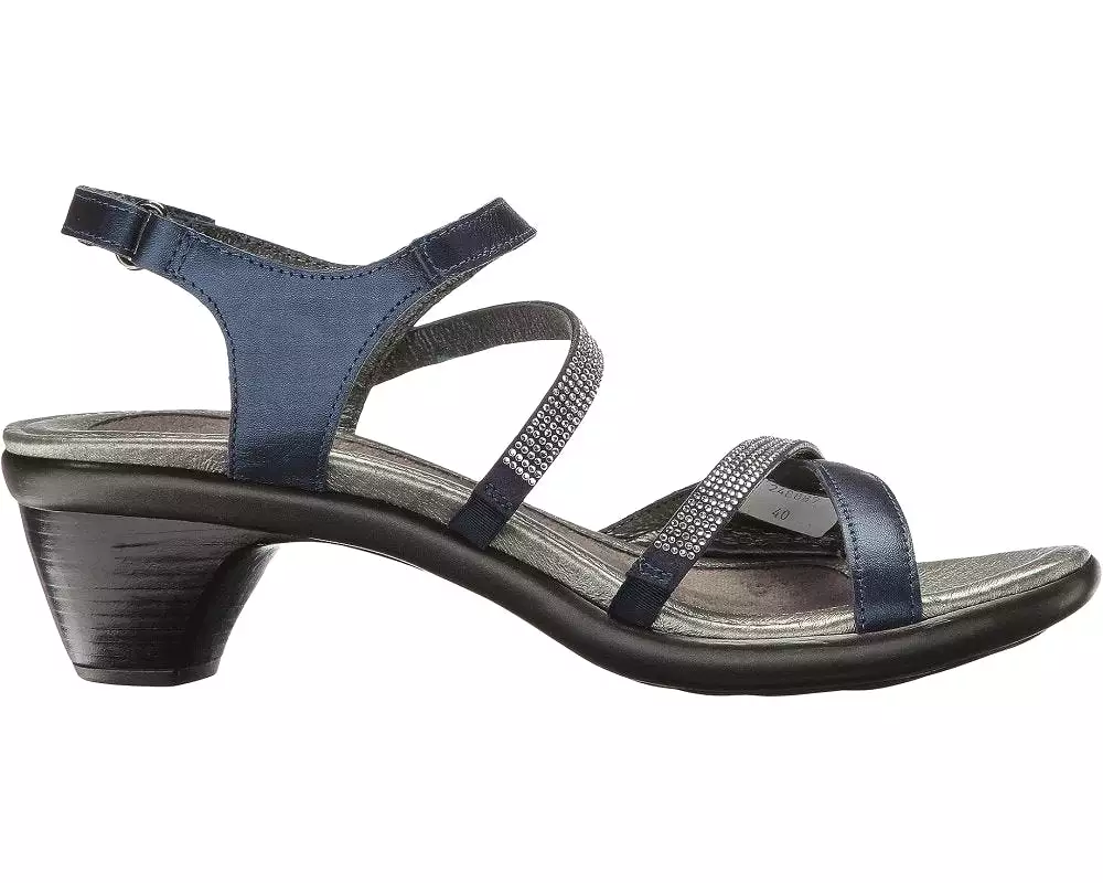 Naot Women's Innovate Heel Sandal - Polar Sea Leather