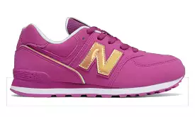 NEW BALANCE 574 Fashion Metallic Girls | Fusion/White (GC574MTP)