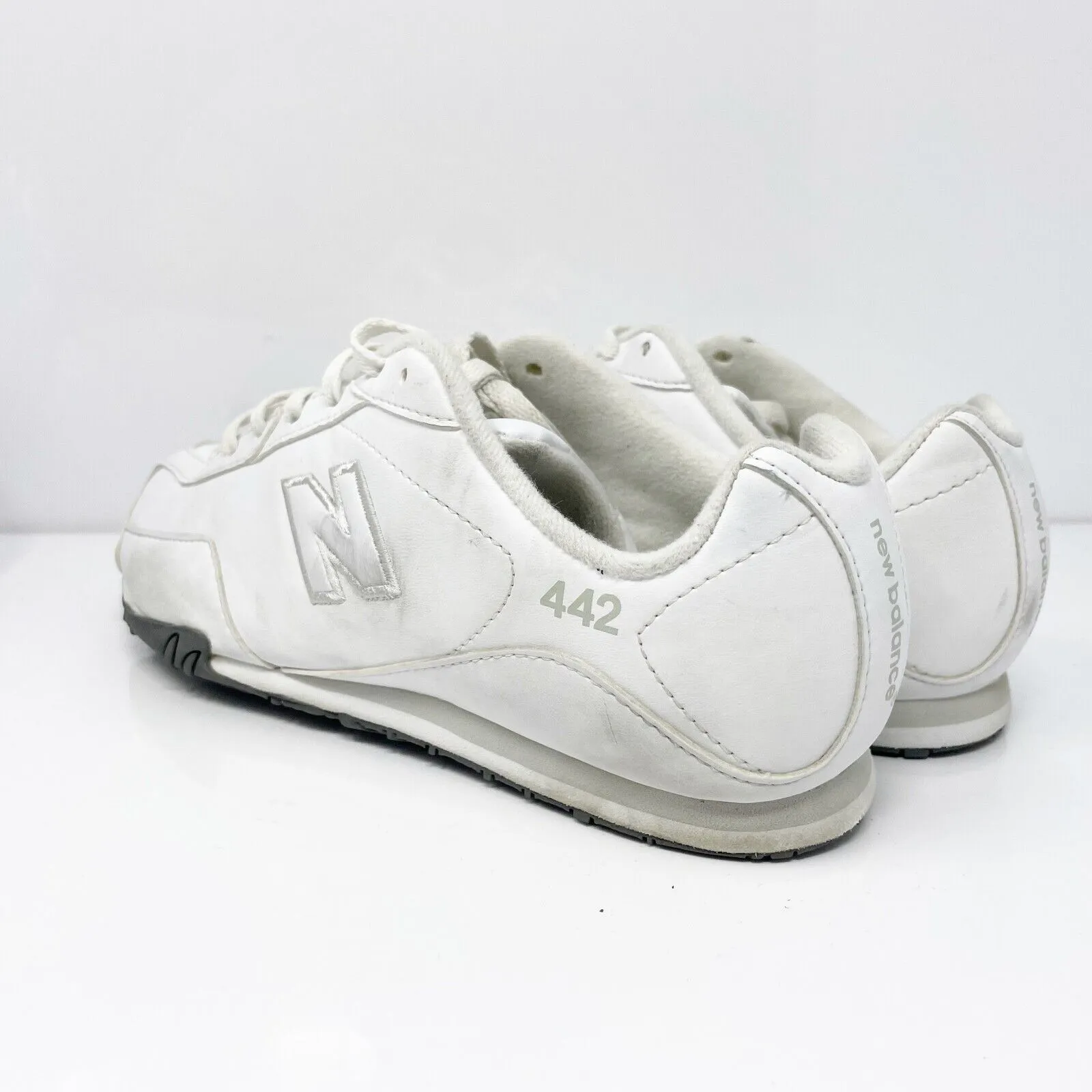 New Balance Womens 442 CW442WS White Casual Shoes Sneakers Size 8.5 D