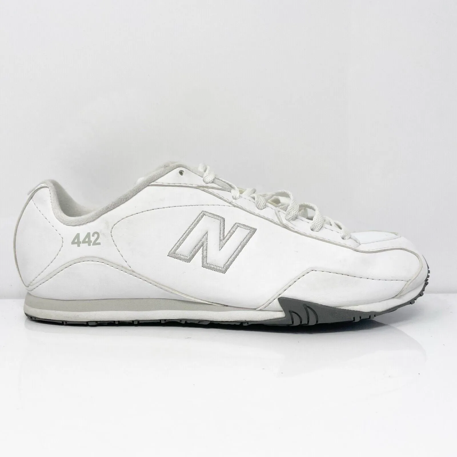 New Balance Womens 442 CW442WS White Casual Shoes Sneakers Size 8.5 D