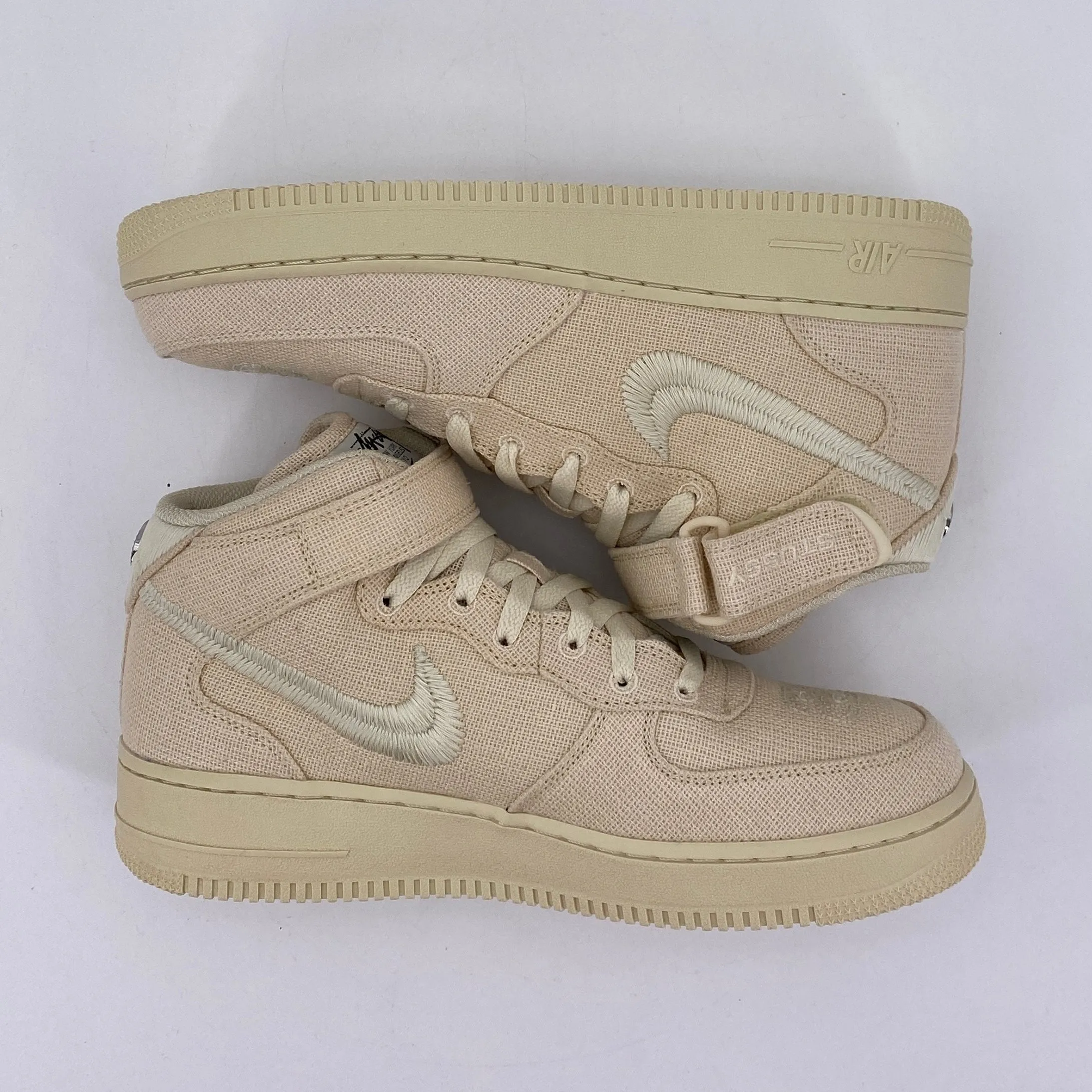 Nike Air Force 1 '07 Mid Stussy Fossil 2022 New Size 9.5