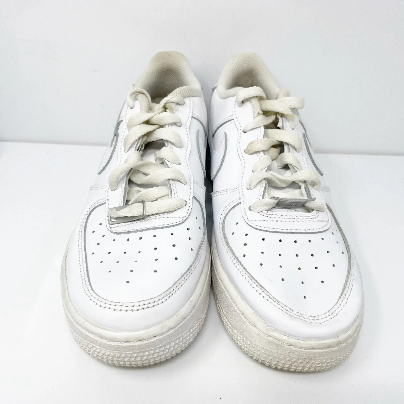 Nike Boys Air Force 1 LE DH2920-111 White Casual Shoes Sneakers Size 7Y