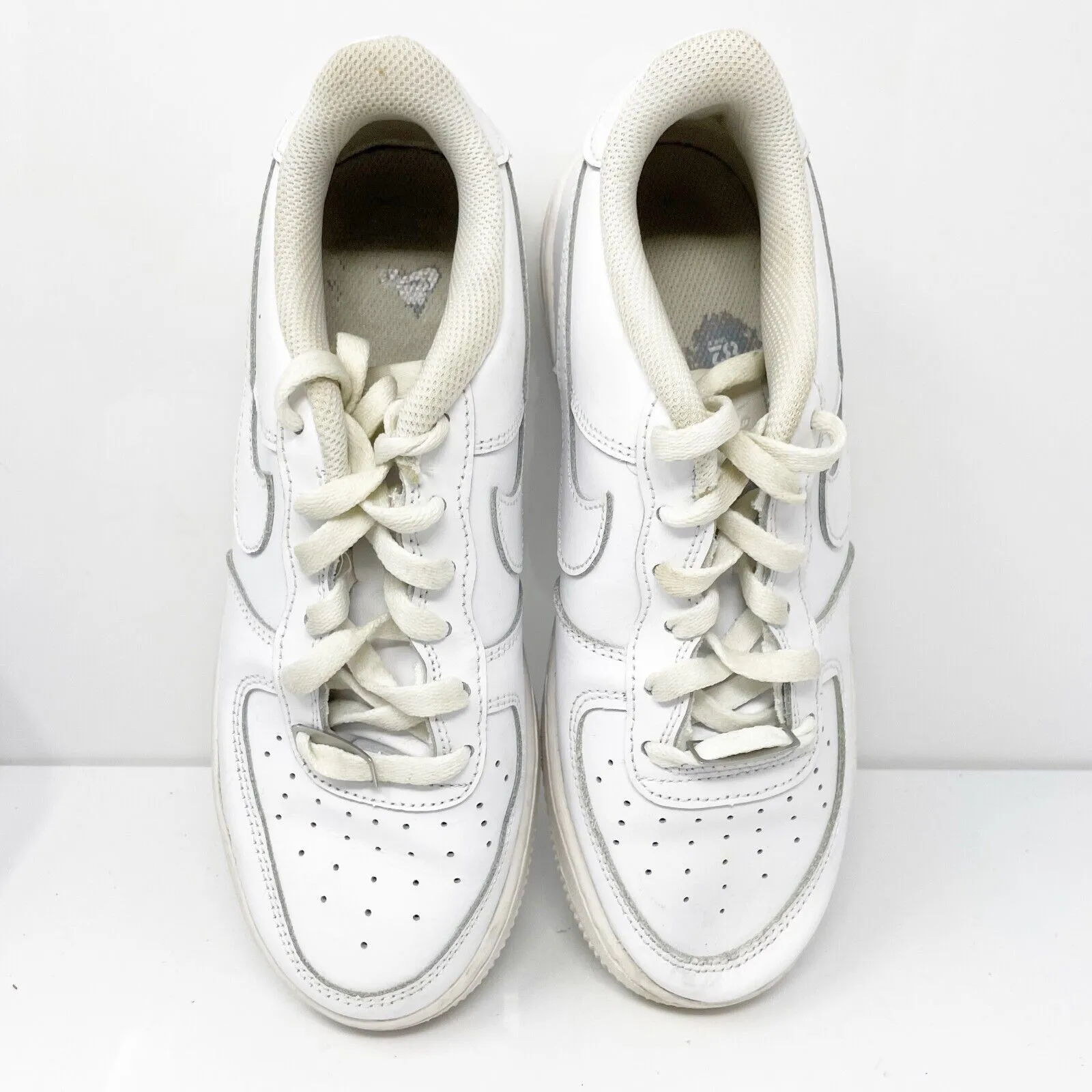 Nike Boys Air Force 1 LE DH2920-111 White Casual Shoes Sneakers Size 7Y