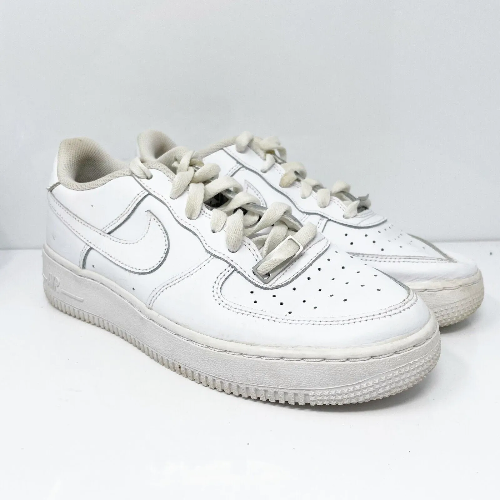 Nike Boys Air Force 1 LE DH2920-111 White Casual Shoes Sneakers Size 7Y