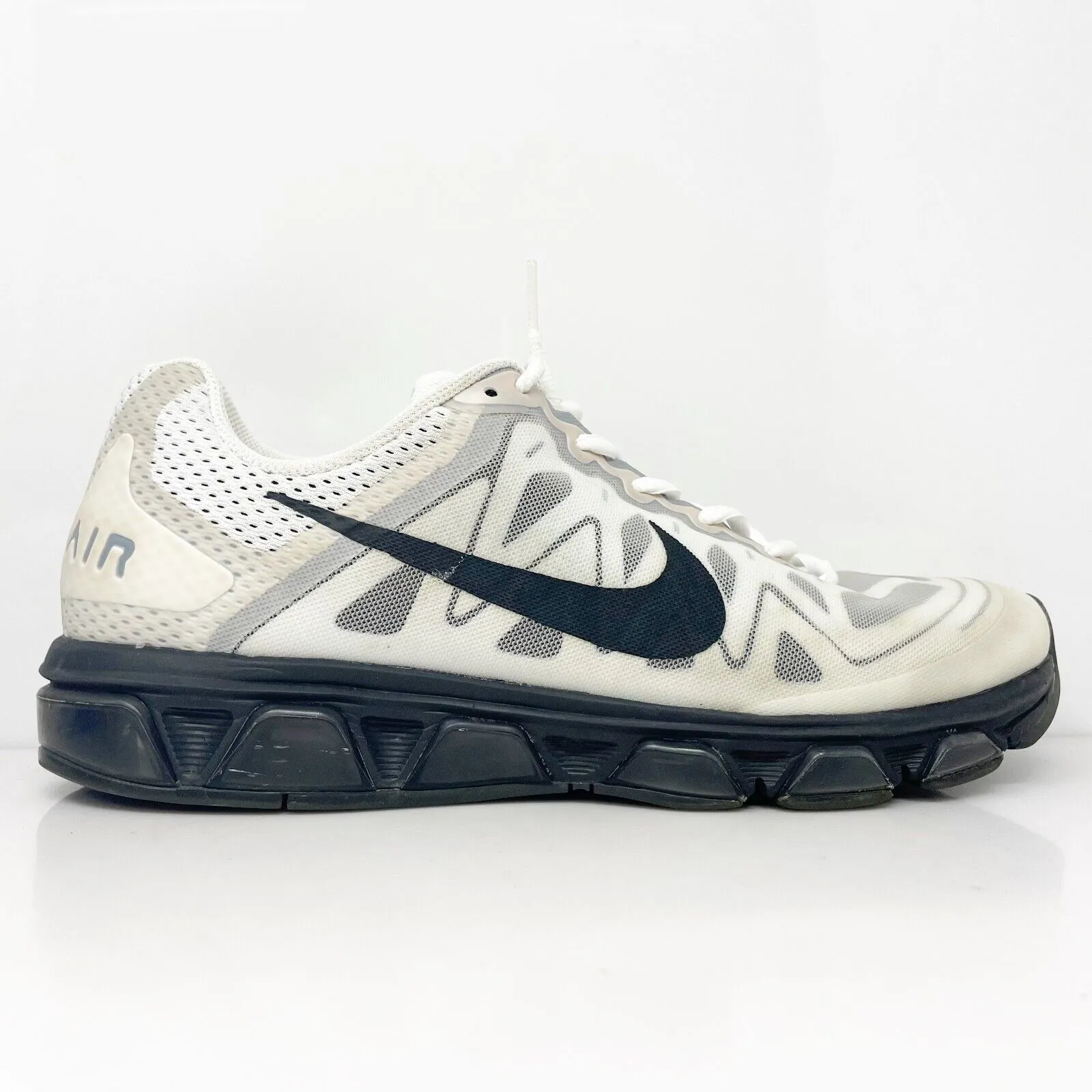 Nike Mens Air Max Tailwind 7 683632-103 White Running Shoes Sneakers Size 11