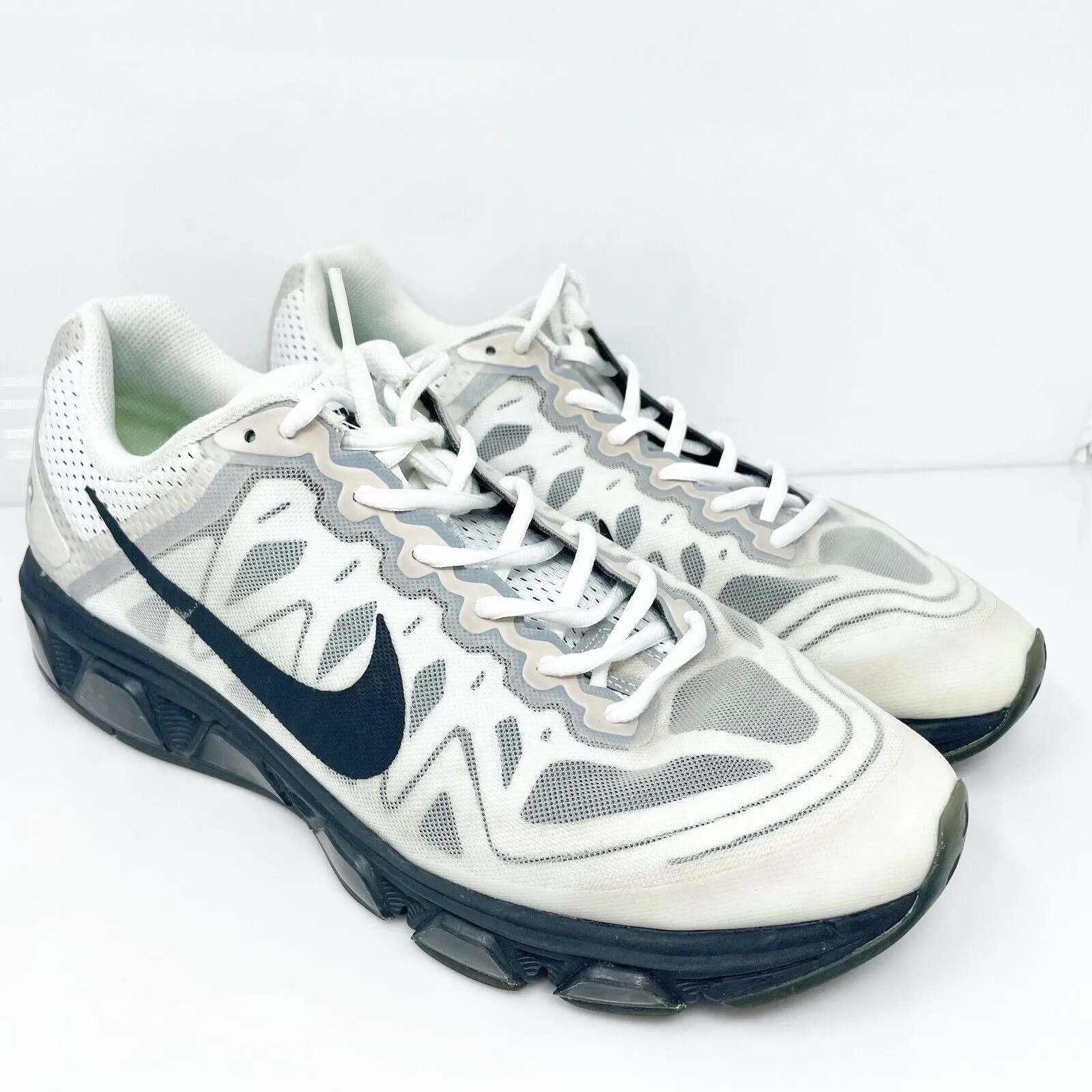 Nike Mens Air Max Tailwind 7 683632-103 White Running Shoes Sneakers Size 11