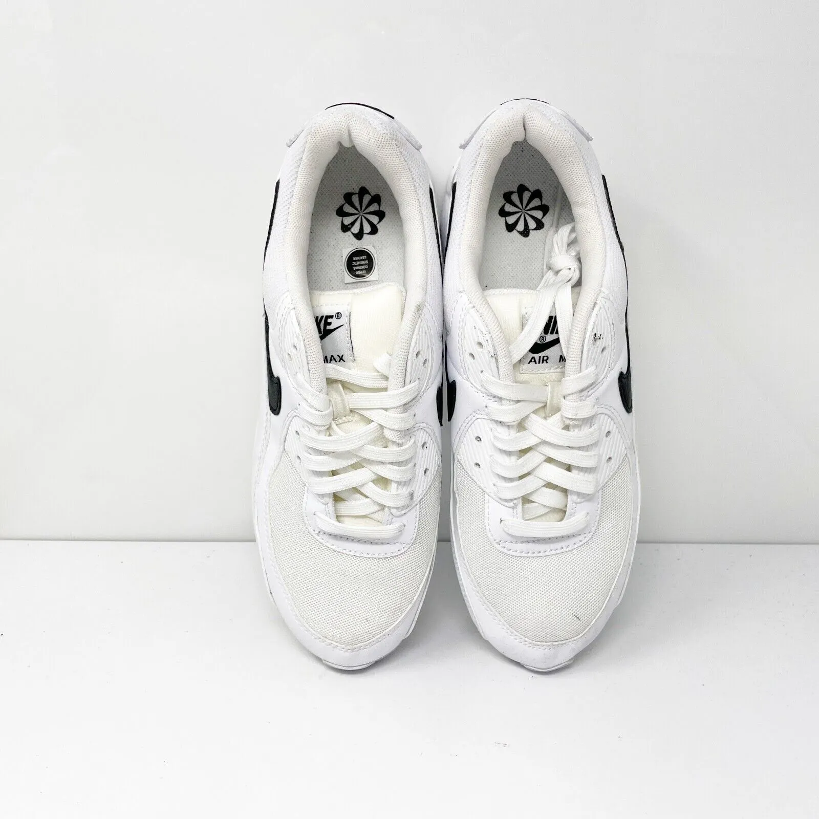 Nike Womens Air Max 90 DH8010-101 White Running Shoes Sneakers Size 10