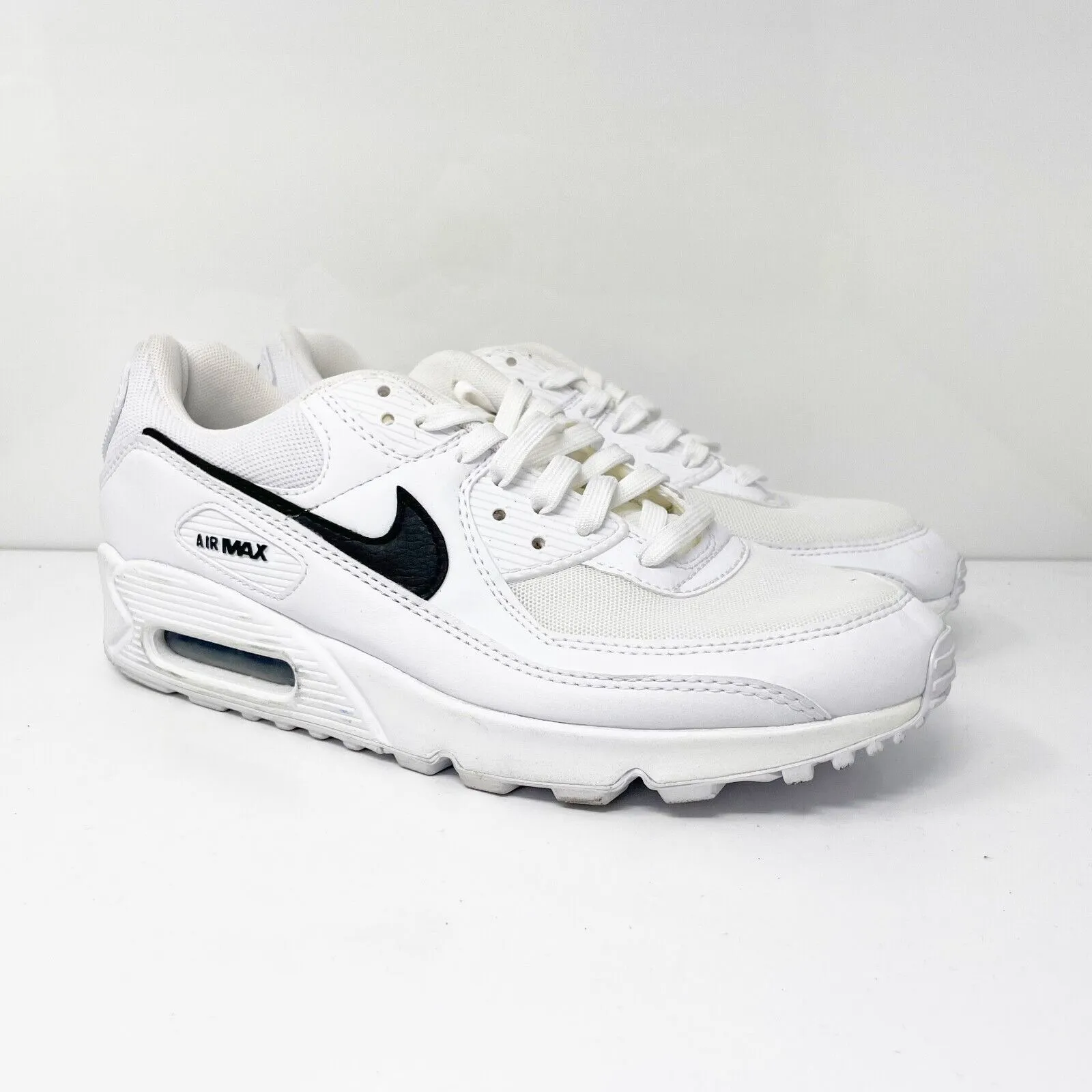 Nike Womens Air Max 90 DH8010-101 White Running Shoes Sneakers Size 10