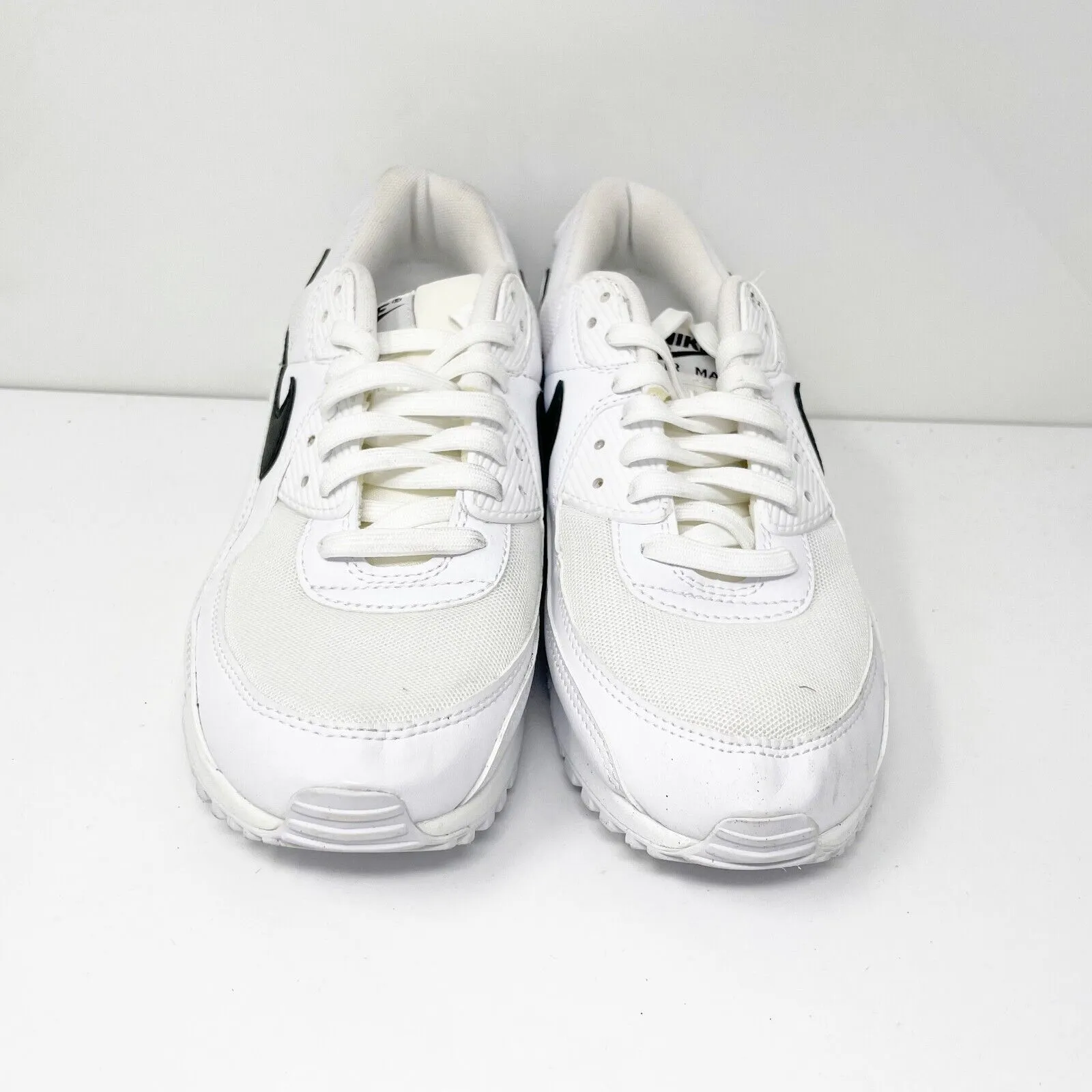 Nike Womens Air Max 90 DH8010-101 White Running Shoes Sneakers Size 10