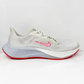 Nike Womens Air Zoom Pegasus 37 VT DJ4019-104 White Running Shoes Sneakers 9.5