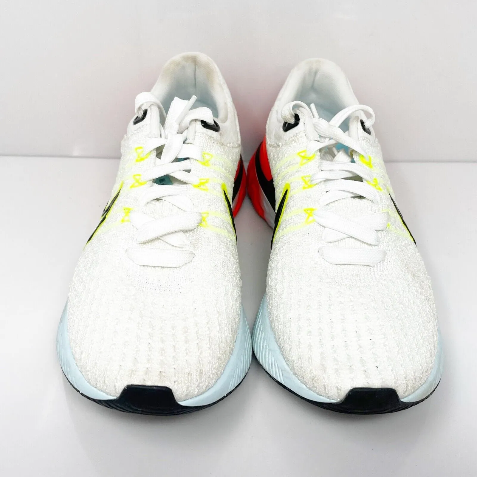 Nike Womens React Infinity Run FK 3 DX3351-100 White Running Shoes Sneakers Sz 8