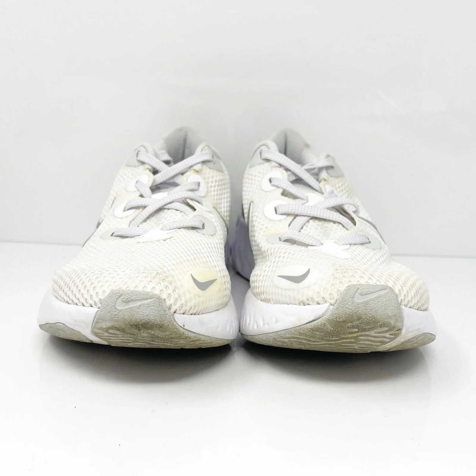 Nike Womens Renew Run CK6360-003 White Running Shoes Sneakers Size 8.5