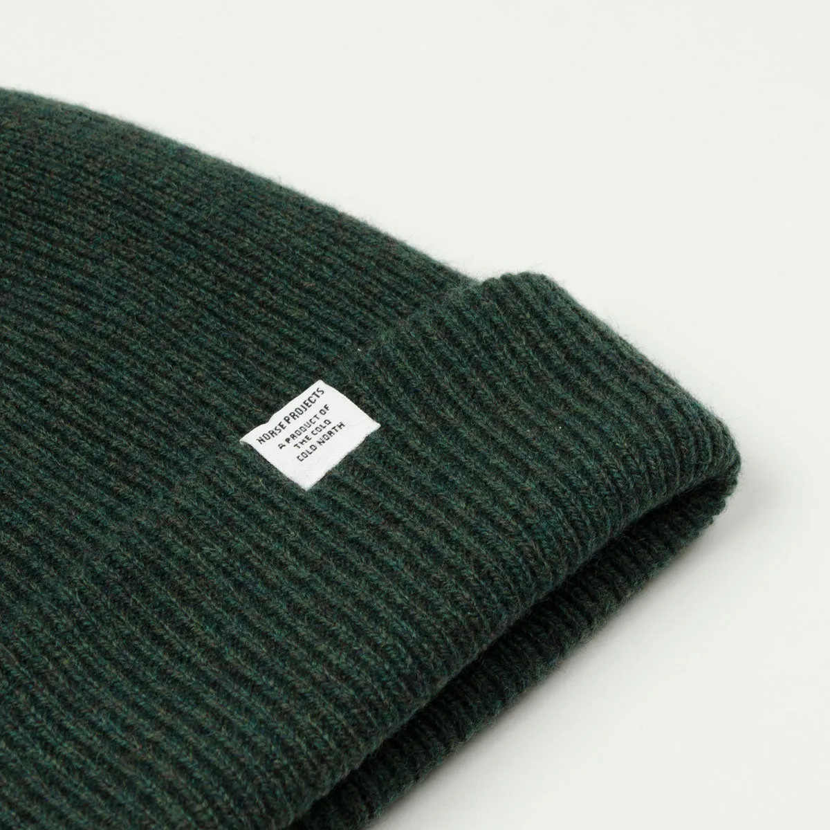 Norse Projects - Norse Beanie - Forest Green