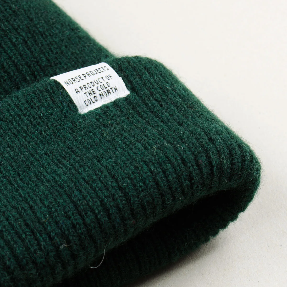 Norse Projects - Norse Beanie - Quartz Green