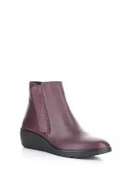 NULA550FLY 005 BORDEAUX Round Toe Boots