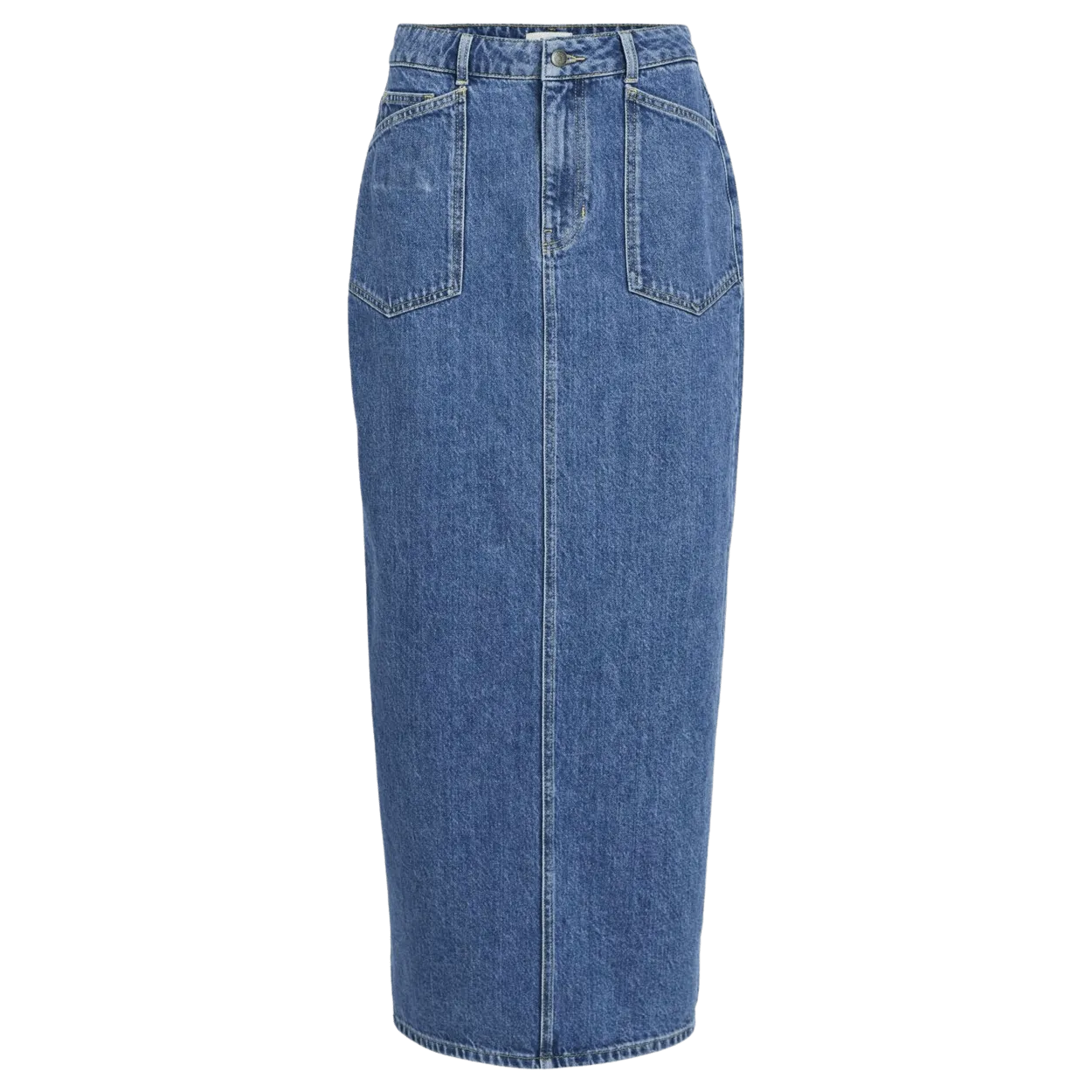 Object Thylane Long Denim Pencil Skirt