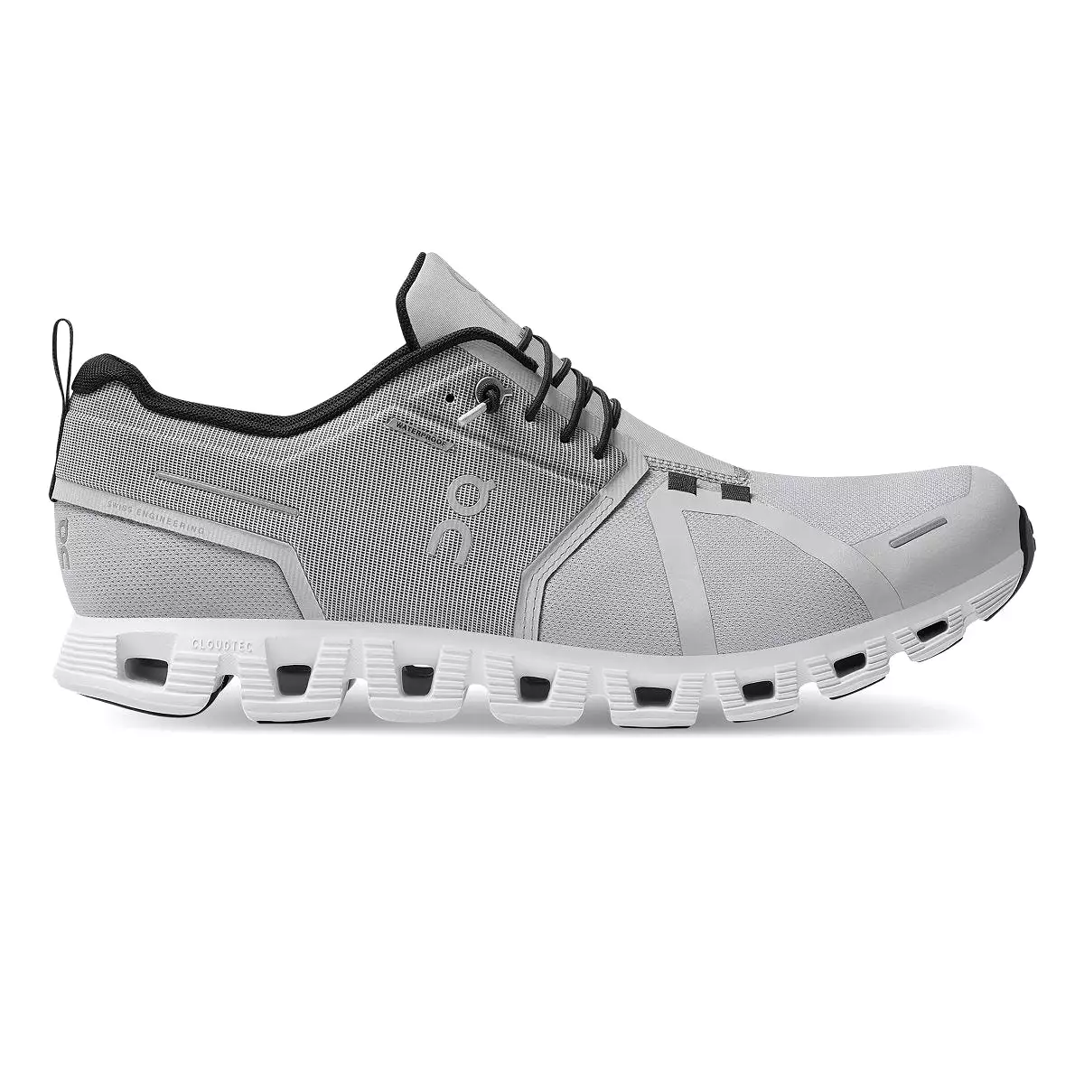 On Running Women's Cloud 5 Waterproof Glacier/White