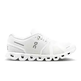 On Women's Cloud 5 Sneaker - Undyed-White/White