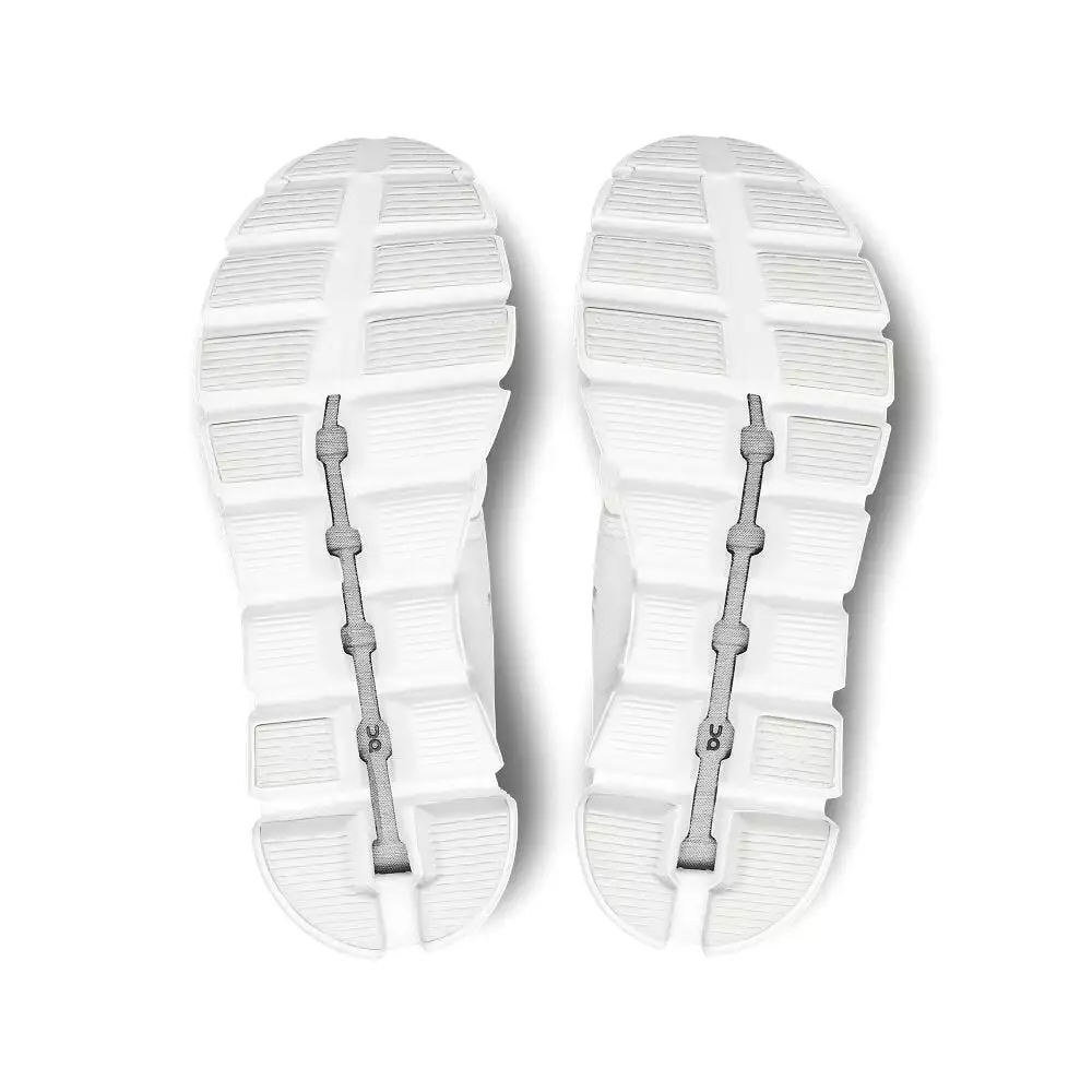 On Women's Cloud 5 Sneaker - Undyed-White/White