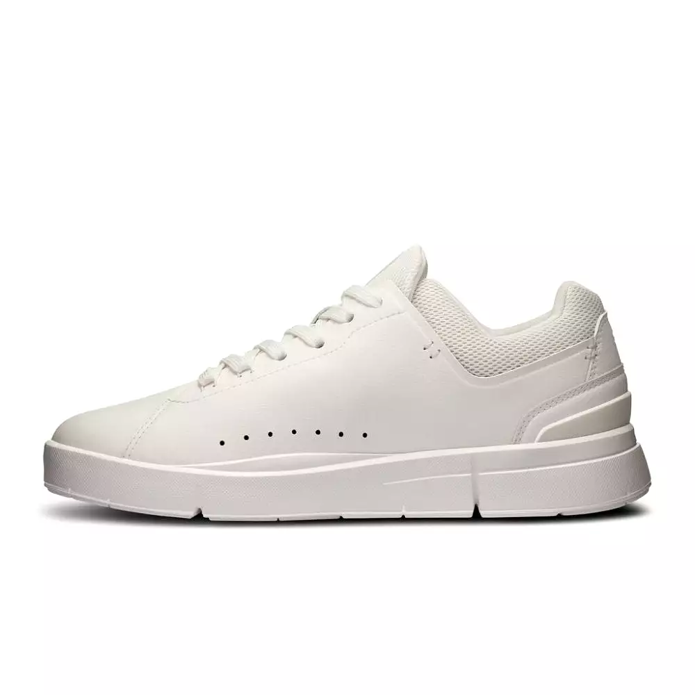 On Women's THE ROGER Advantage 2 Sneaker - White/Undyed