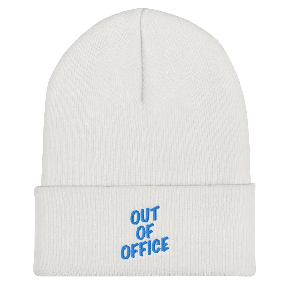 OOF CUFFED BEANIE - BLACK/ WHITE