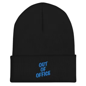 OOF CUFFED BEANIE - BLACK/ WHITE