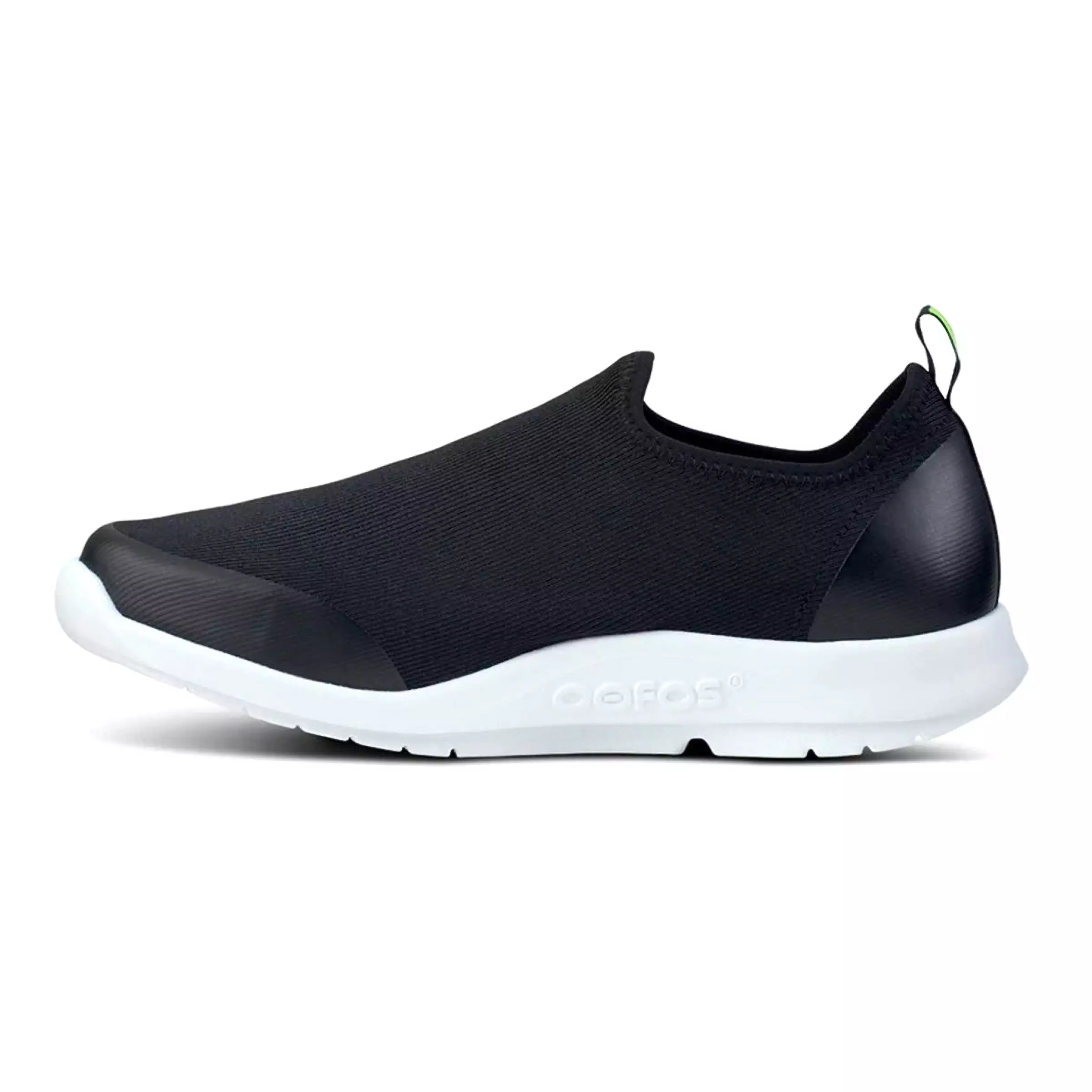 OOFOS Women's OOmg Sport Low Black/White