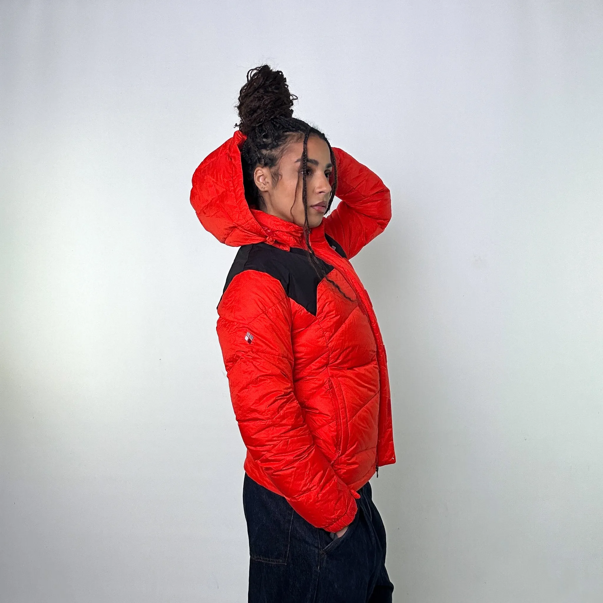 Orange 90s Mont Bell Puffer Jacket Coat (M)