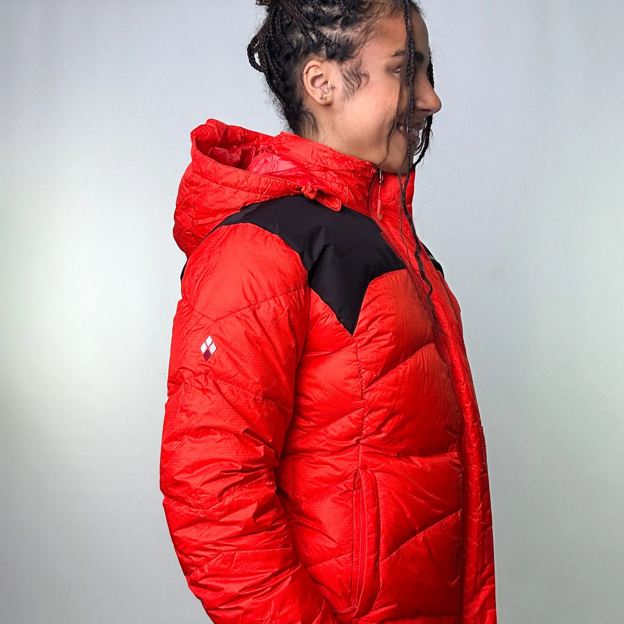 Orange 90s Mont Bell Puffer Jacket Coat (M)