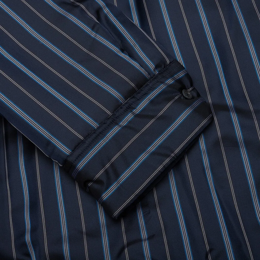 Padded Shirt - Navy Stripe