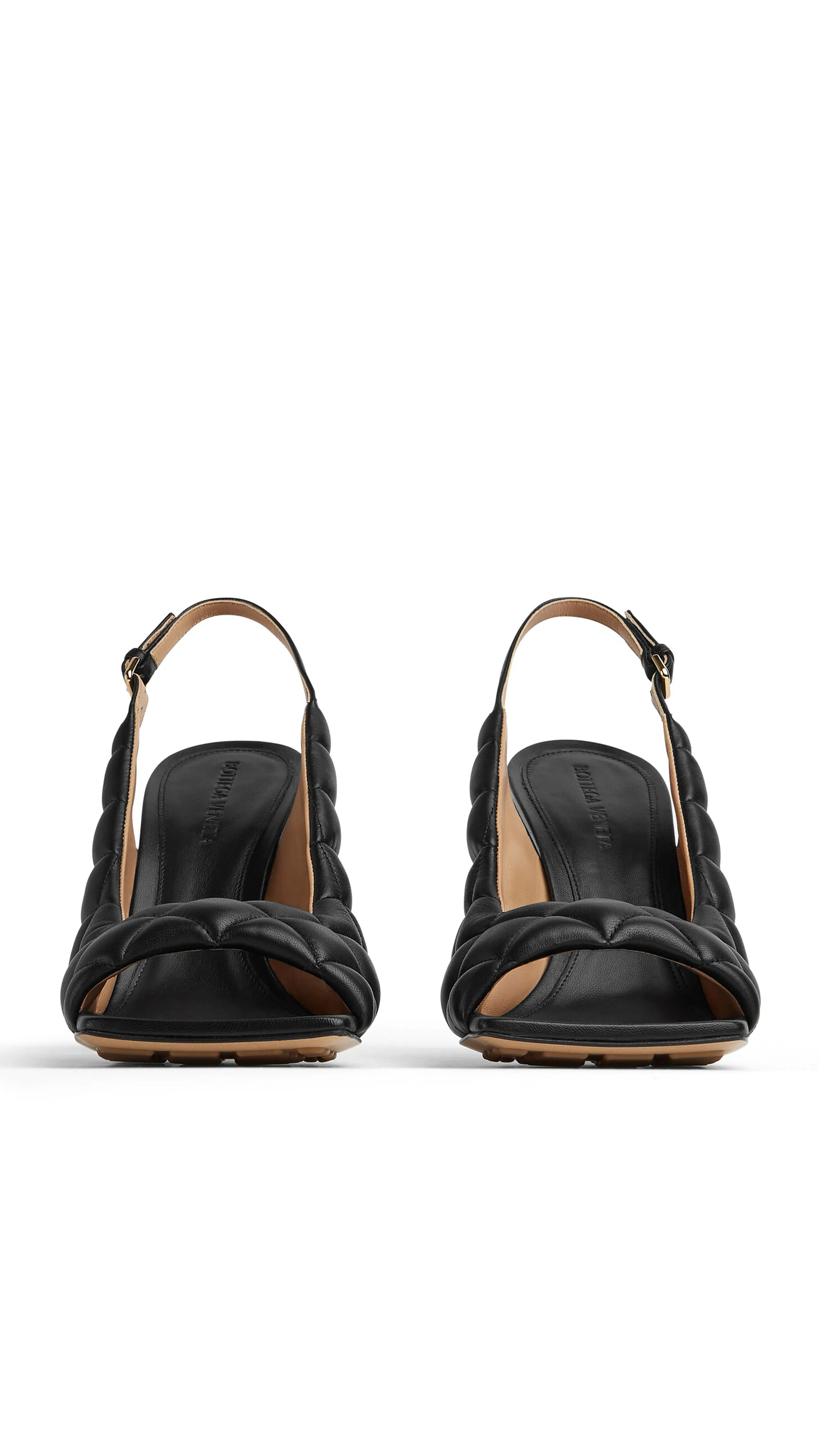 Padded Slingback Sandal - Black