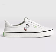 PEANUTS OCA Low Snoopy Skate Off-White Canvas Sneaker Women