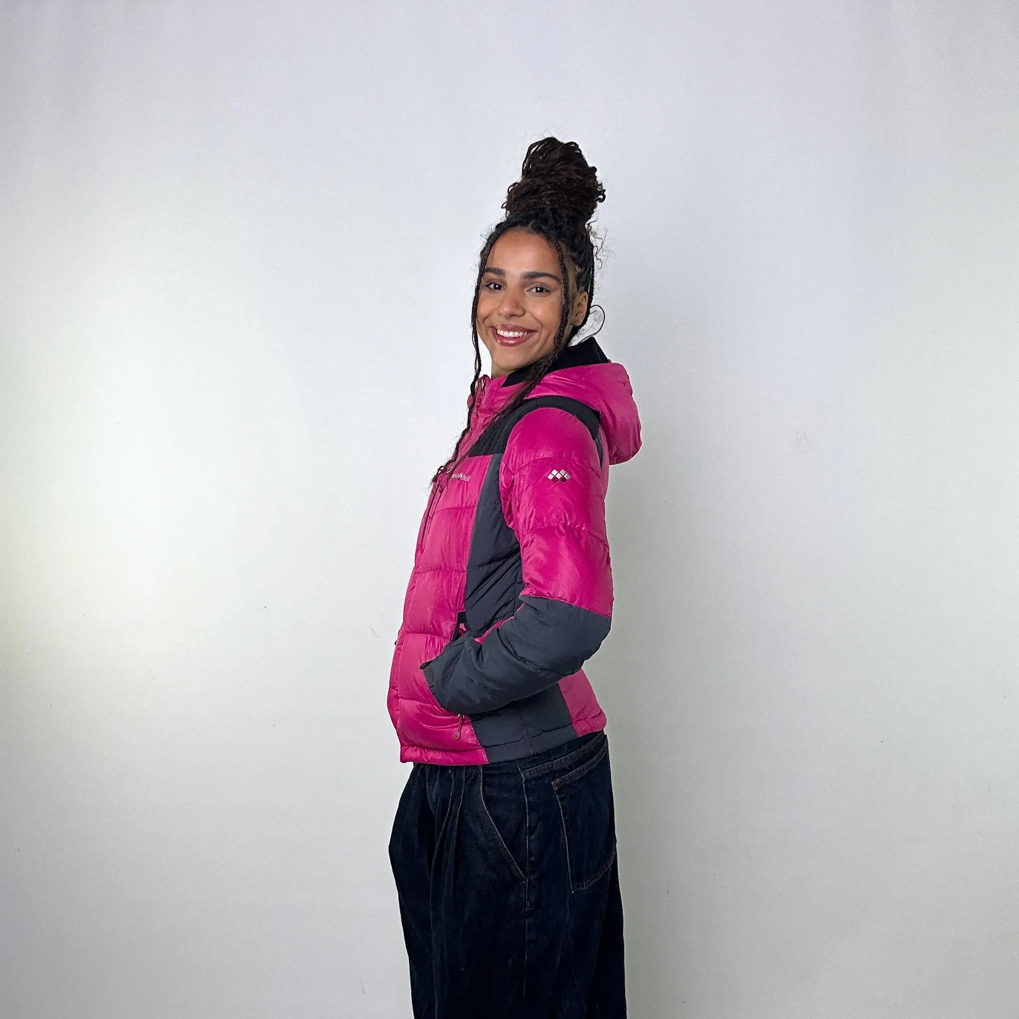 Pink y2ks Mont Bell EX 800 Puffer Jacket Coat (S)