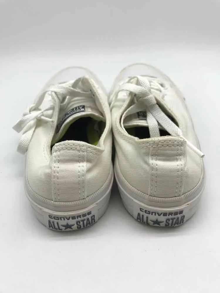 Pre-Owned Converse White Size 6 Fashion Sneaker Athletic Shoes