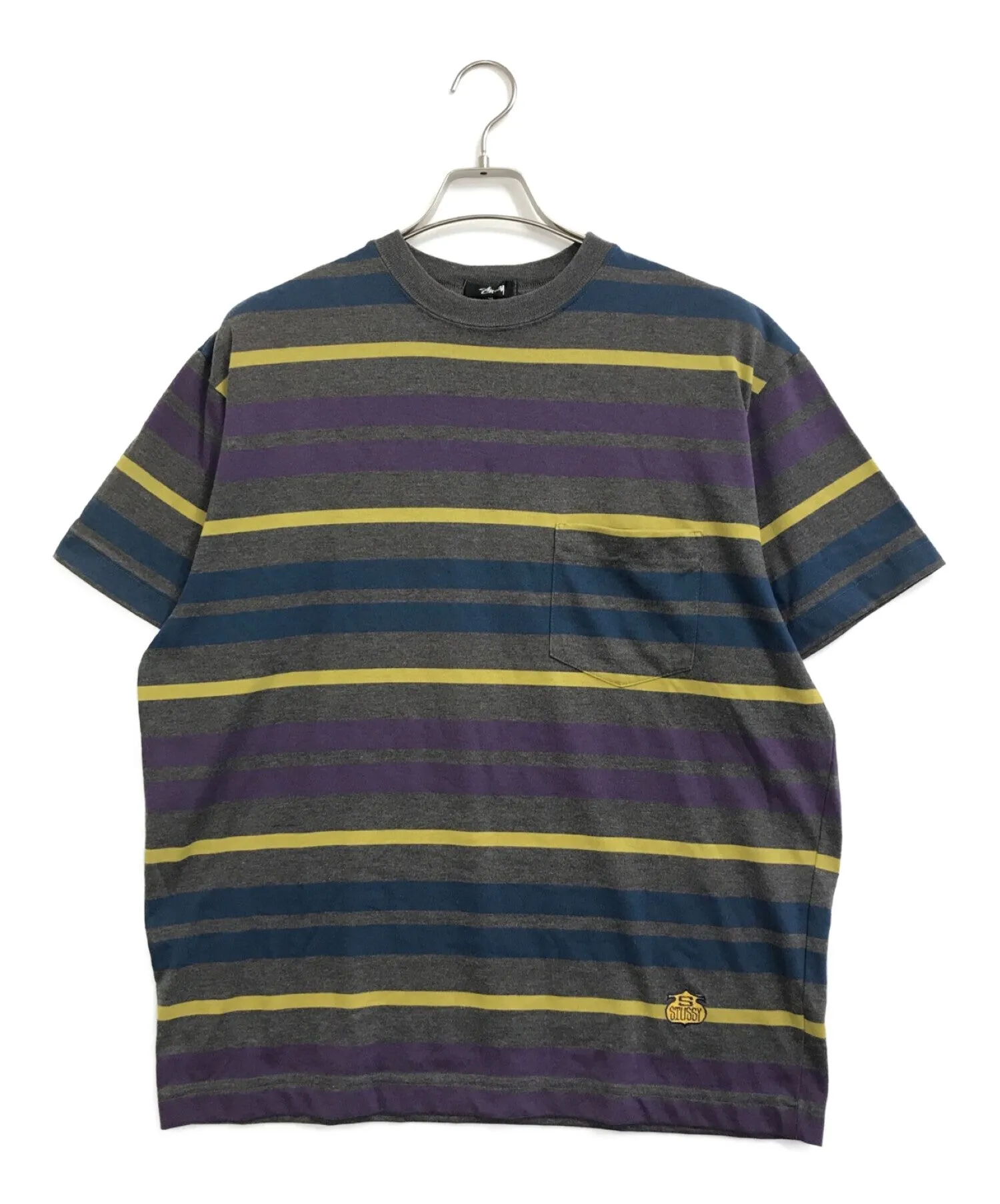 [Pre-owned] stussy  80s Striped Cut & Sewn