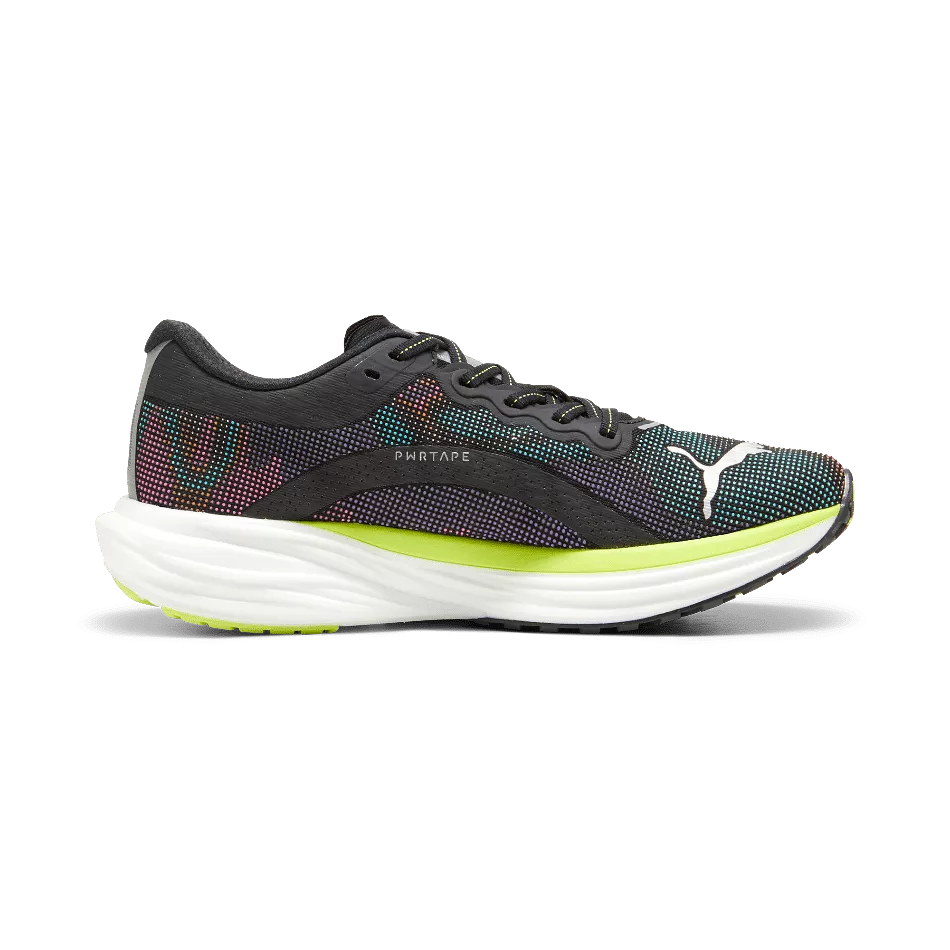 Puma Deviate Nitro 2 Men's  Running Shoes SS24 Puma Black-Lime Pow-Puma White