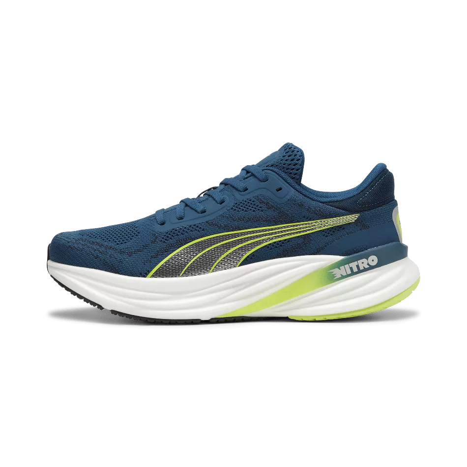 Puma Magnify Nitro 2 Men's  Running Shoes SS24 Ocean Tropic-Puma Black-Lime Pow