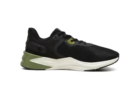 PUMA MEN'S DISPERSE XT BLACK/OLIVE TRAINING SHOES