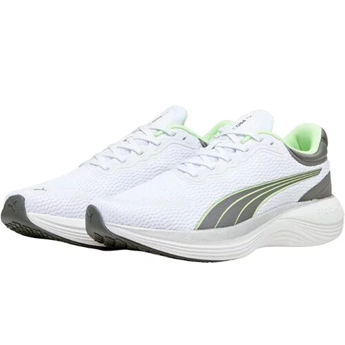 PUMA MEN'S SCEND PRO WHITE/GREEN SHOES