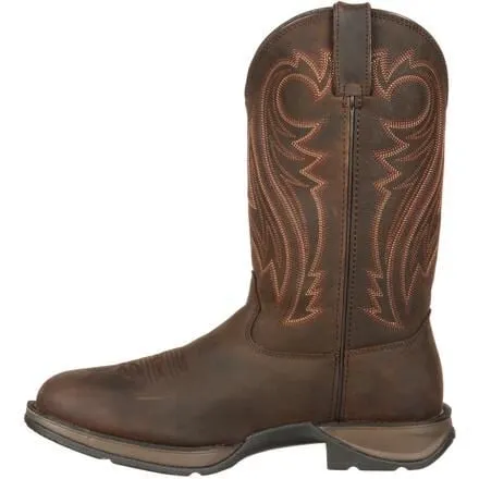 Rebel™ by Durango® Chocolate Pull-On Western Boot