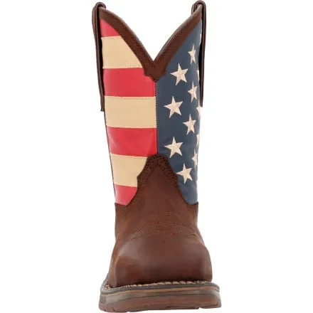 Rebel™ by Durango® Steel Toe Flag Western Flag Boot