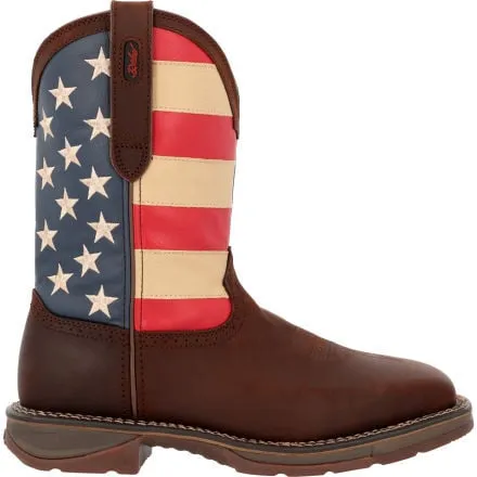 Rebel™ by Durango® Steel Toe Flag Western Flag Boot