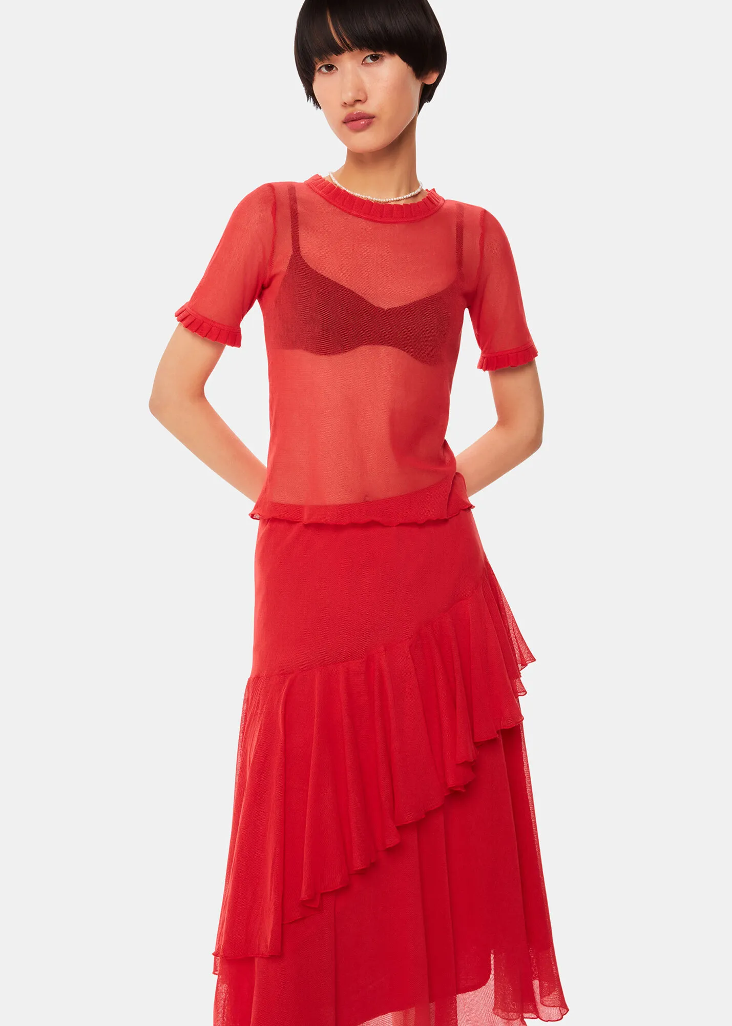 Red Hai Cecilia Skirt