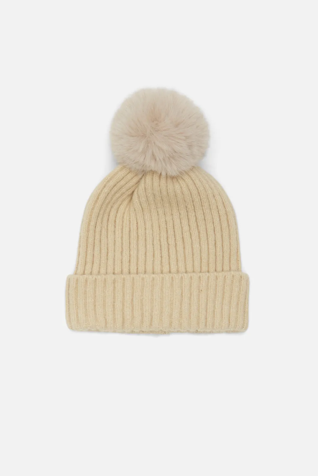 Rib Pom Beanie