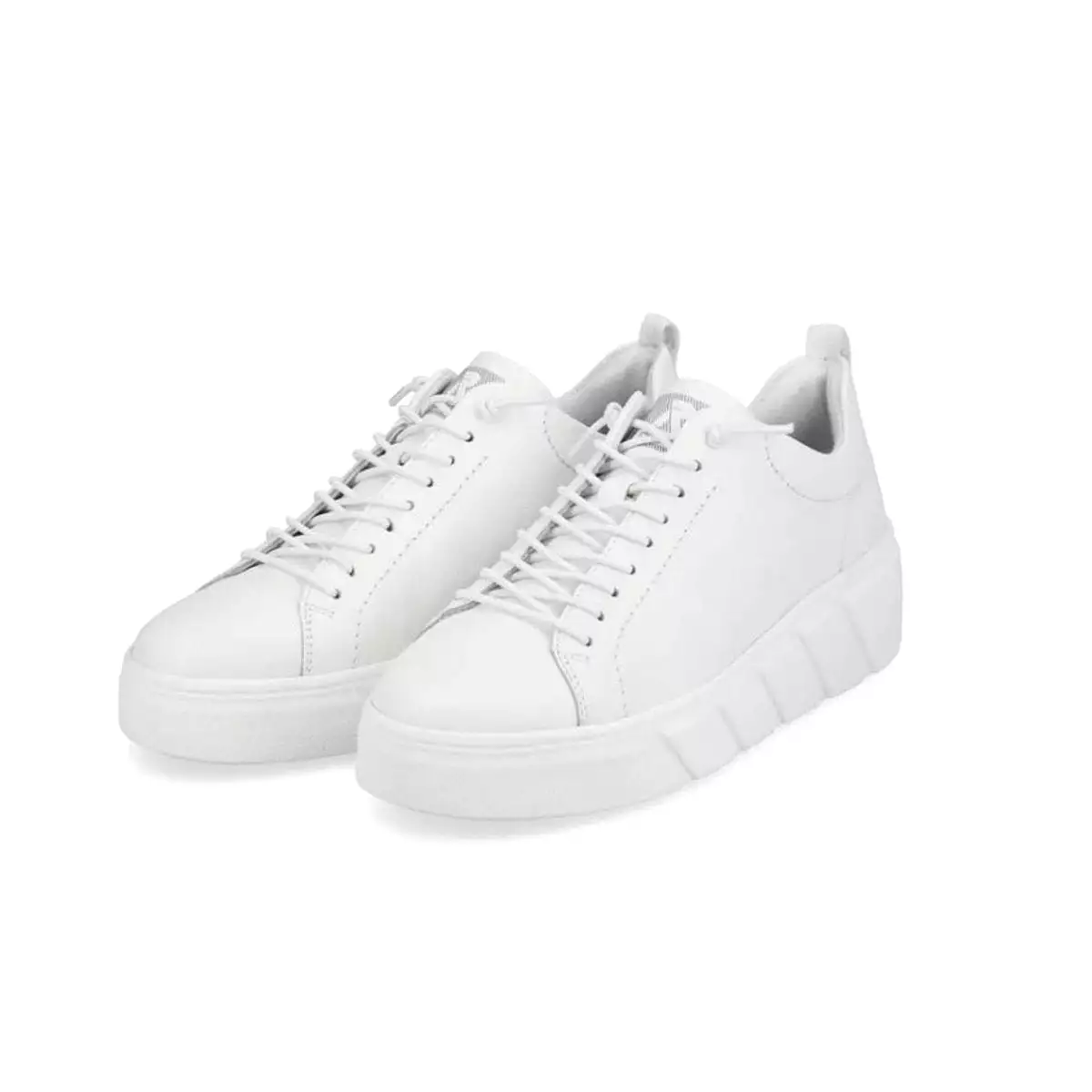 Rieker Women's W0500-81 White/White Leather