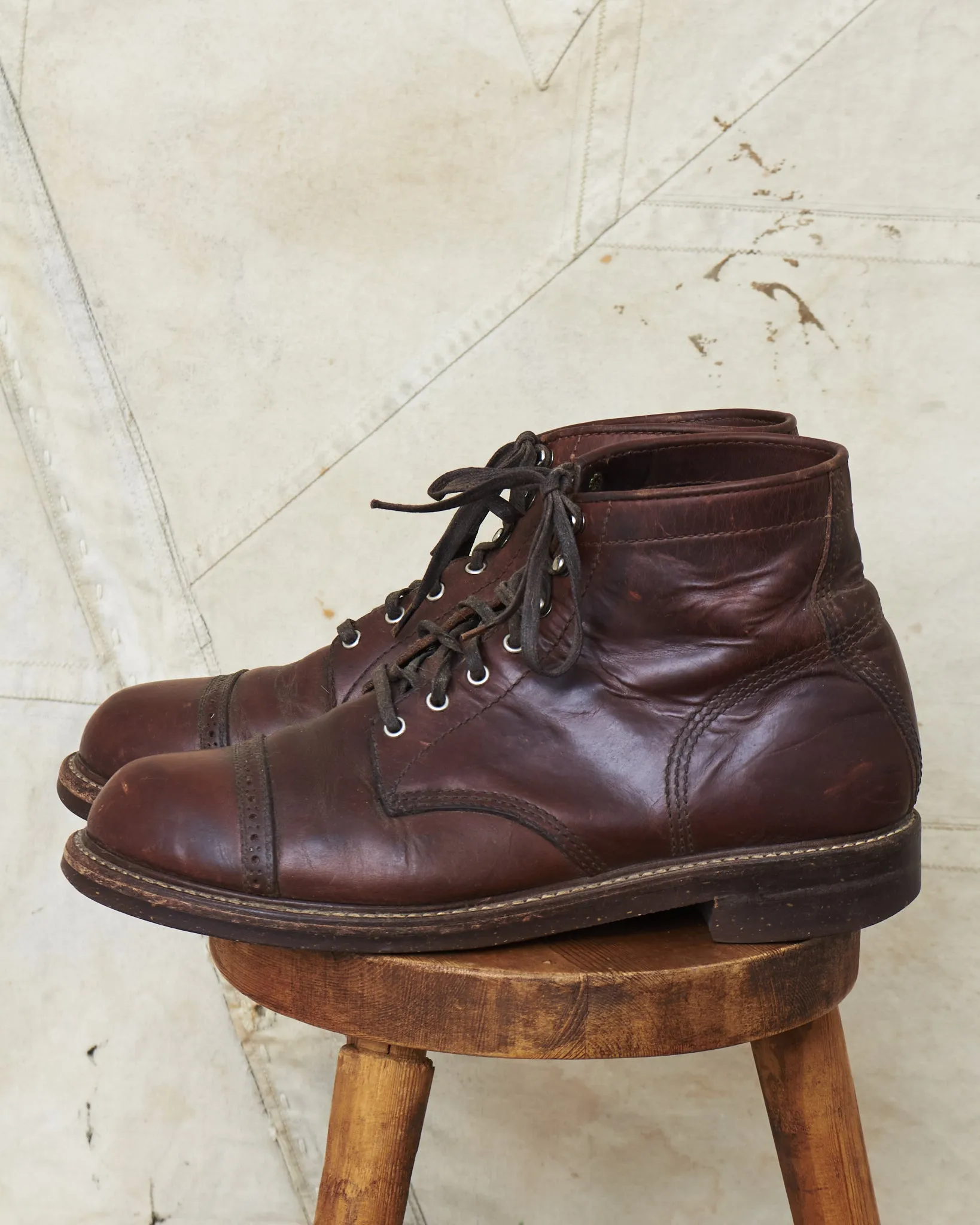 Second Hand John Lofgren Combat Boot Horween Leather CXL Timber Size 11