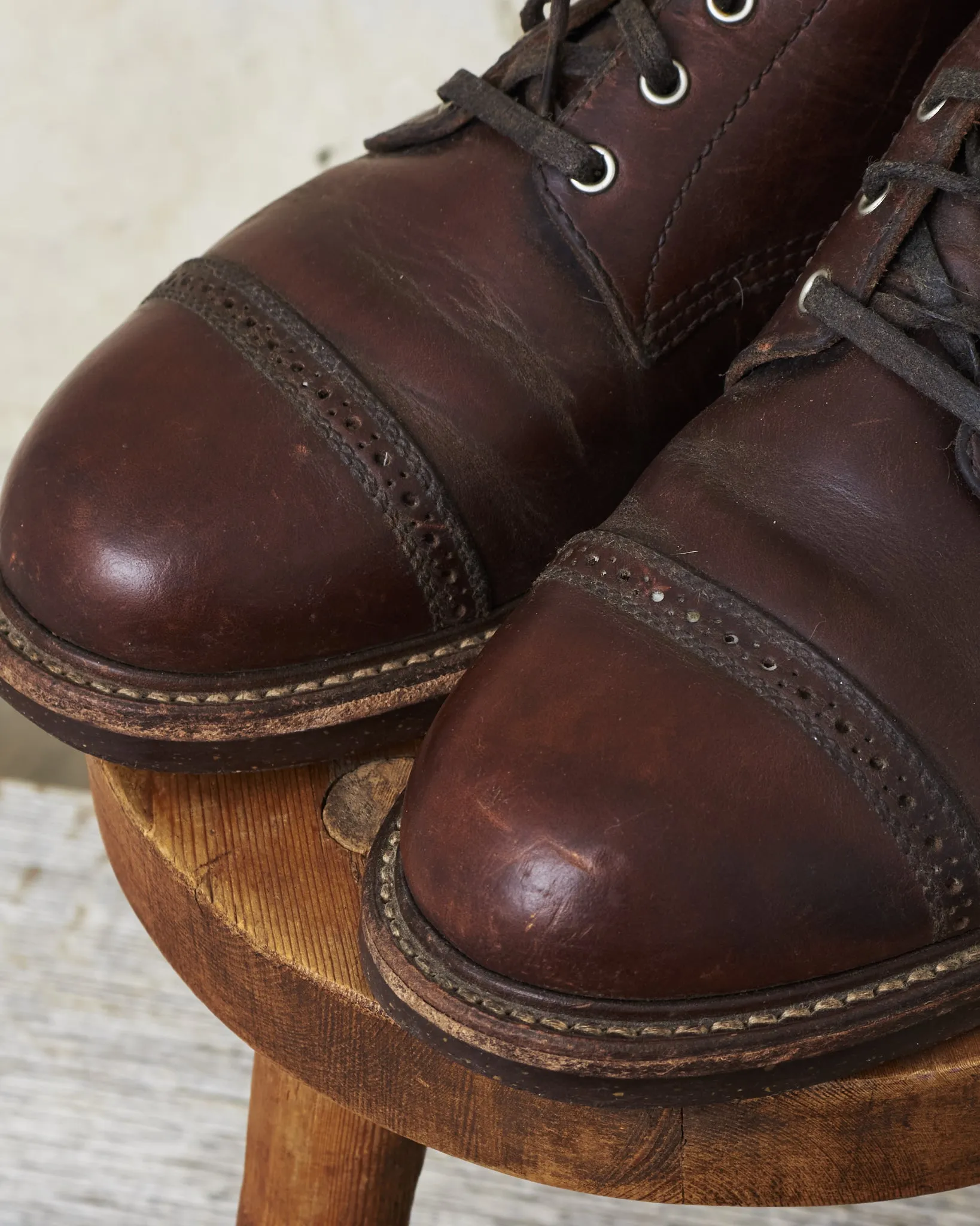 Second Hand John Lofgren Combat Boot Horween Leather CXL Timber Size 11